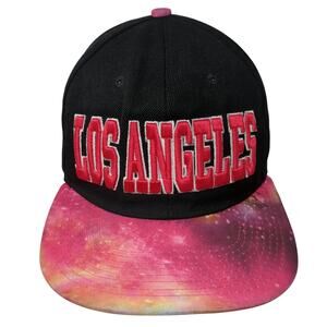 Los Angeles Snapback Hat Multicolor One Size Embroidered Headlines